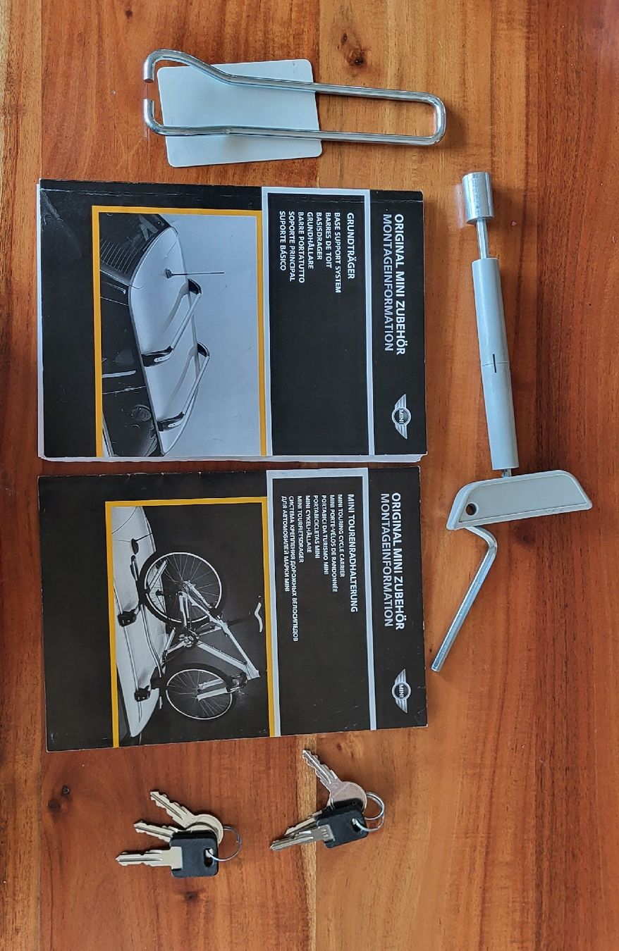 Dachträger: Dachgepäckträger + Velohalterung MINI Original  – Gebraucht aus Spiez von Engelsberger 2