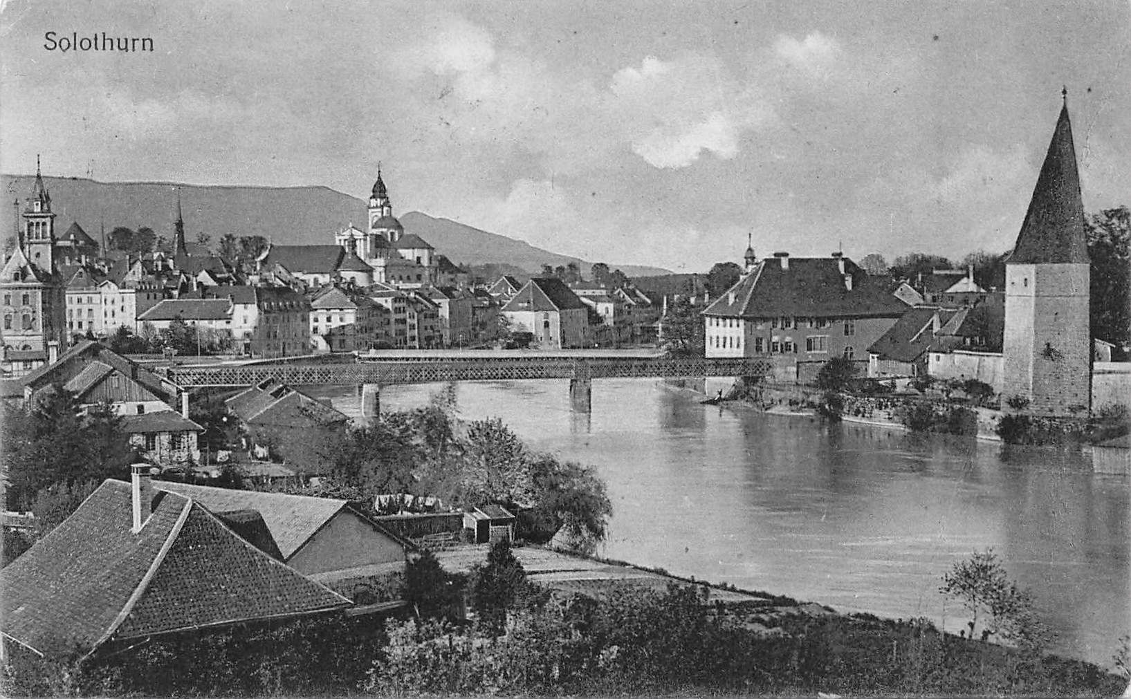 Cartoline postali: Solothurn – Usato da Biasca venduto da Blenio71