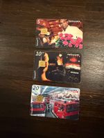 Swisscom Taxcards - Serie inkl. Polizei Aargau, Feuerwehr