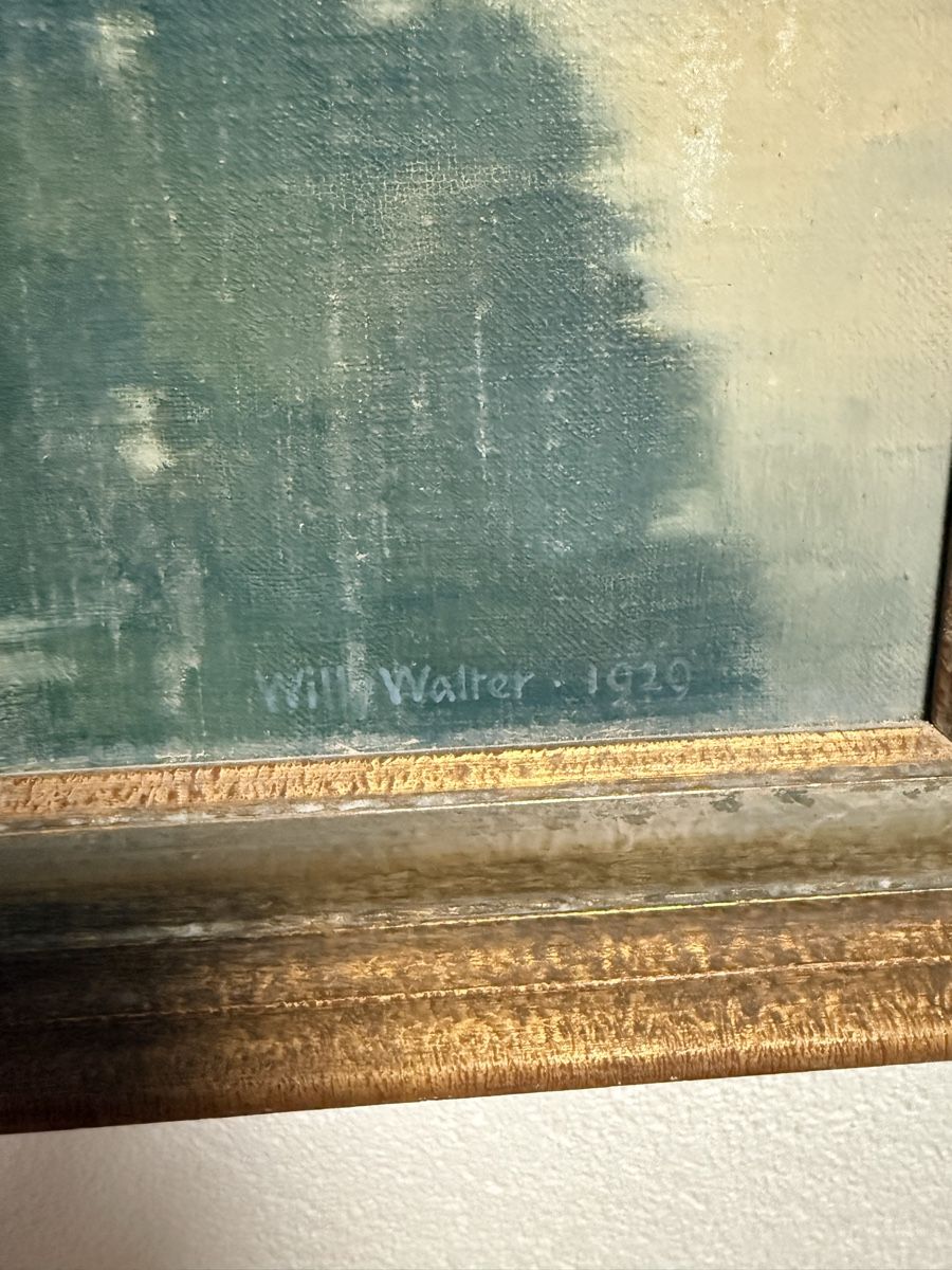 Gemälde: Willy Walter- Ölgemälde 1929 – Gebraucht aus Solothurn von NUVICO 3