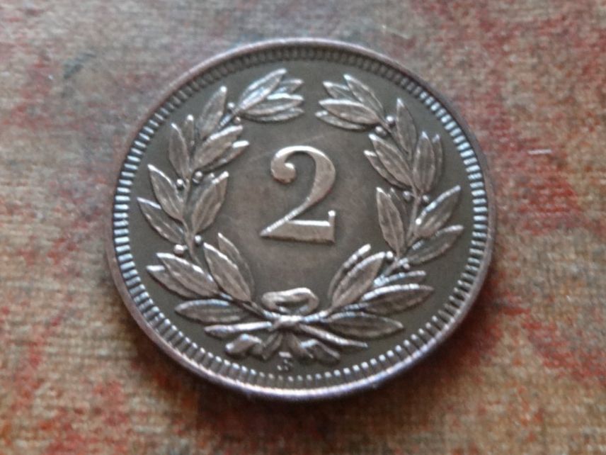 Tutti le monete: 2 Rp. 1912  (C) – Usato da Romanel-sur-Lausanne venduto da Swift13 1