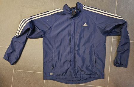 Adidas Sportjacke blau mit Reissverschluss Grösse L