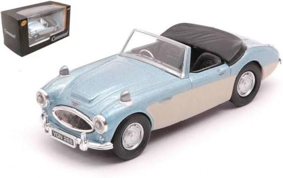 Modellini d'auto: AUSTIN HEALEY HELLBLAU/CREME. 1:43 CARARAMA – Nuovo e nell'imballaggio originale da Suhr venduto da Moebelsiralfred