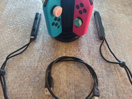 Original Nintendo Switch Joy-Con Set (Blau/Pink) + Dock NSW