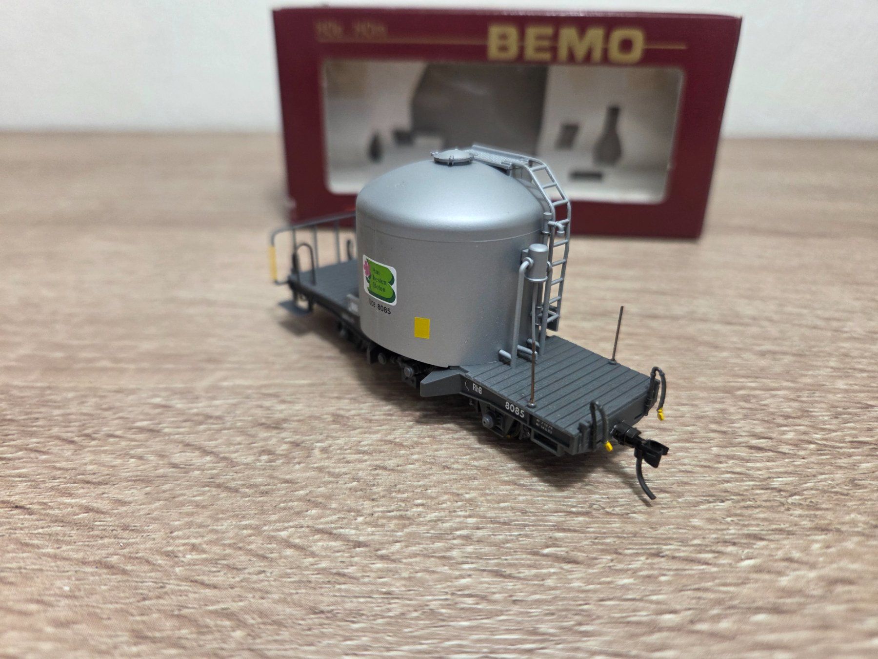 Bemo Trains électriques: Bemo 2260.115 Zementtransportwagen RhB H0m – D'occasion à St-Aubin-Sauges par Lo_Go 3