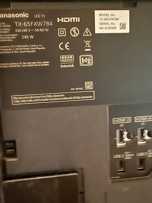 Televisori: Panasonic 65 zoll fernseher – Usato da Schwändi GL venduto da Naldoven 1