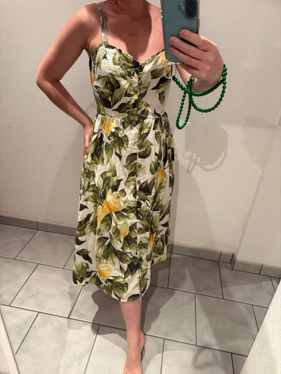 H&M Vestiti: H&M Kleid Leinen-Blend Grösse 40 – Nuovo (secondo la descrizione) da Bonstetten venduto da Moma10 5