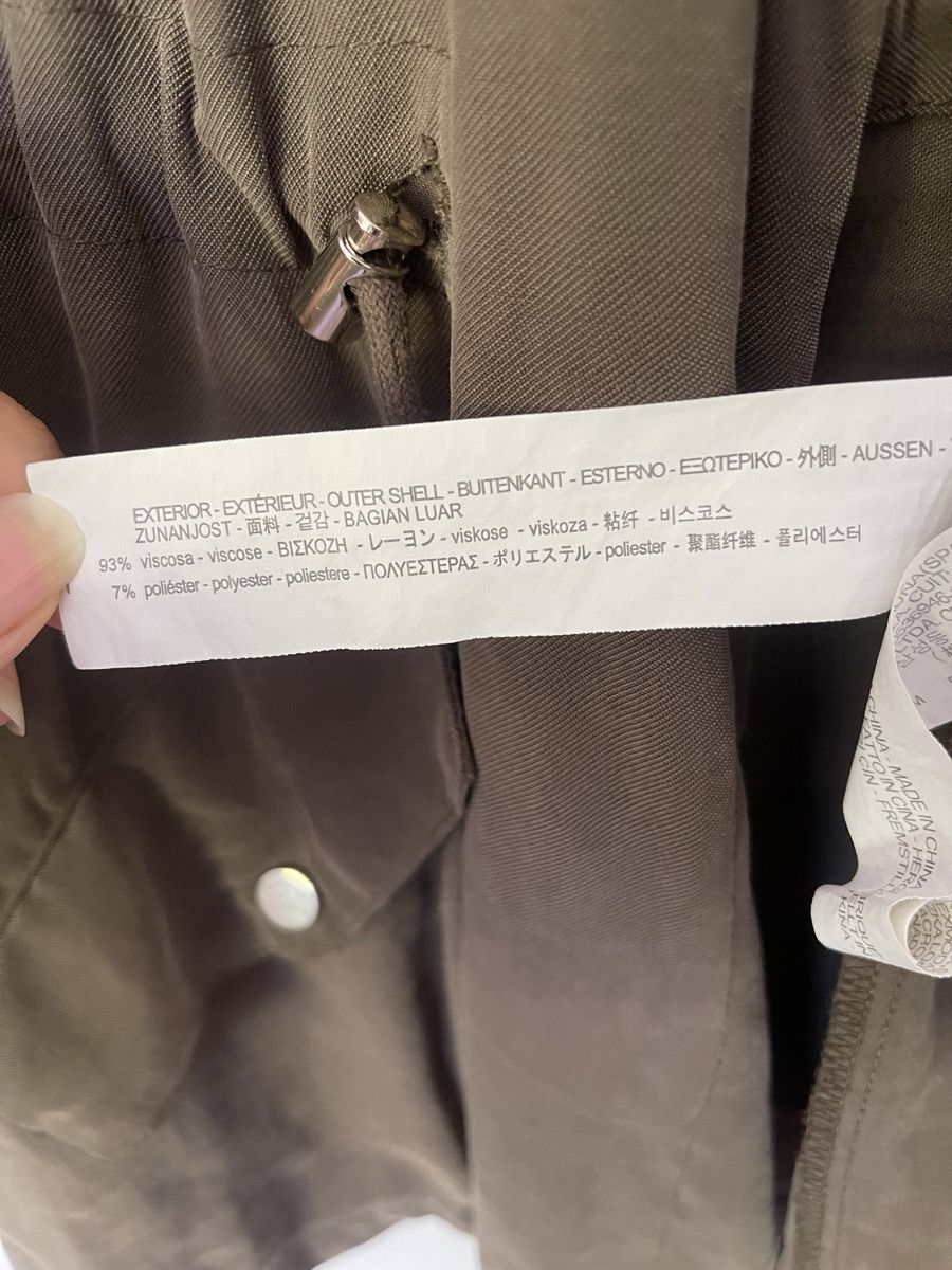 Zara Giacche: Zara Basic Utility-Jacke / Parka in Taupe/Khaki – Usato da Walchwil venduto da Jafra_Cosmetics 3