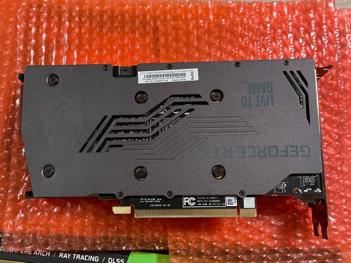 Zotac Schede grafiche: Nvidia Geforce RTX 3060 12GB GPU – Usato da Nyon venduto da foft 1