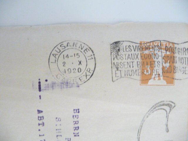 Alle Briefmarken: 1918/1920  Streifbänder – Gebraucht aus Kloten von zimboida 1