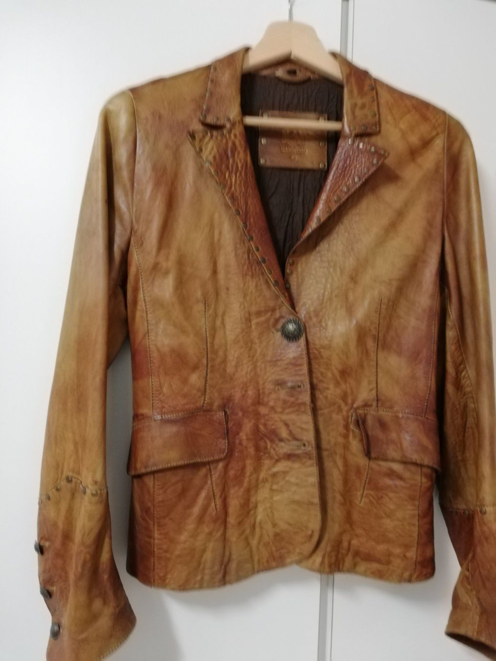 Giacche: exklusive LEDERJACKE OAKWOOD – Usato da Untersiggenthal venduto da Marlen59