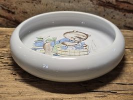Kinderschale Langenthal Porzellan Bär Motiv weiss