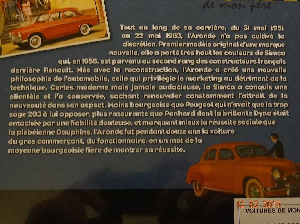 Libri: La Simca Aronde de mon père, Atlas. – Usato da conthey venduto da Roxette01 2