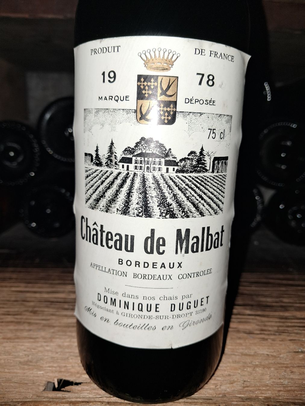 Vino: Château de Malbat Bordeaux 1978 – Nuovo e nell'imballaggio originale da Le locle venduto da juliensaran 1