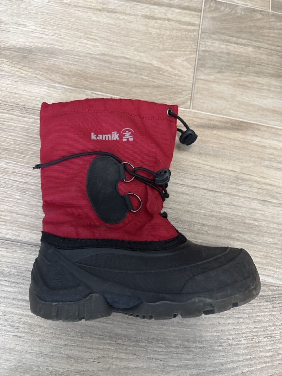 Kamik Scarpe per ragazzi: Kamik Winterstiefel, Grösse 30, Rot/Schwarz – Usato da Goldau venduto da AdrianSZ 1