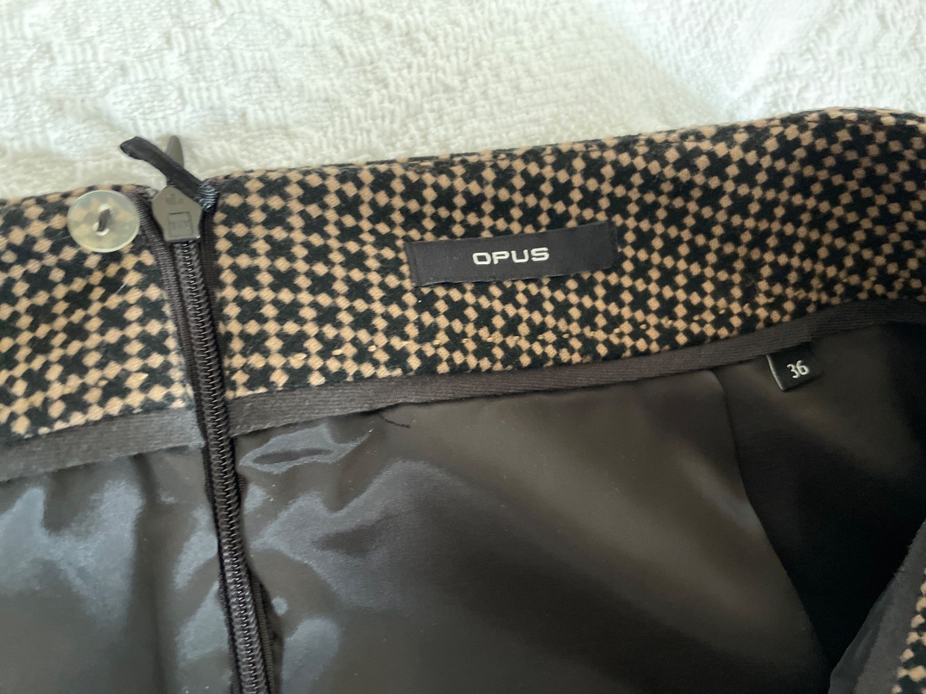 Opus Röcke: Schicker Minirock Gr. 36 Winter Style schwarz beige Opus – Neu (gemäss Beschreibung) aus Birsfelden von Nic21 7