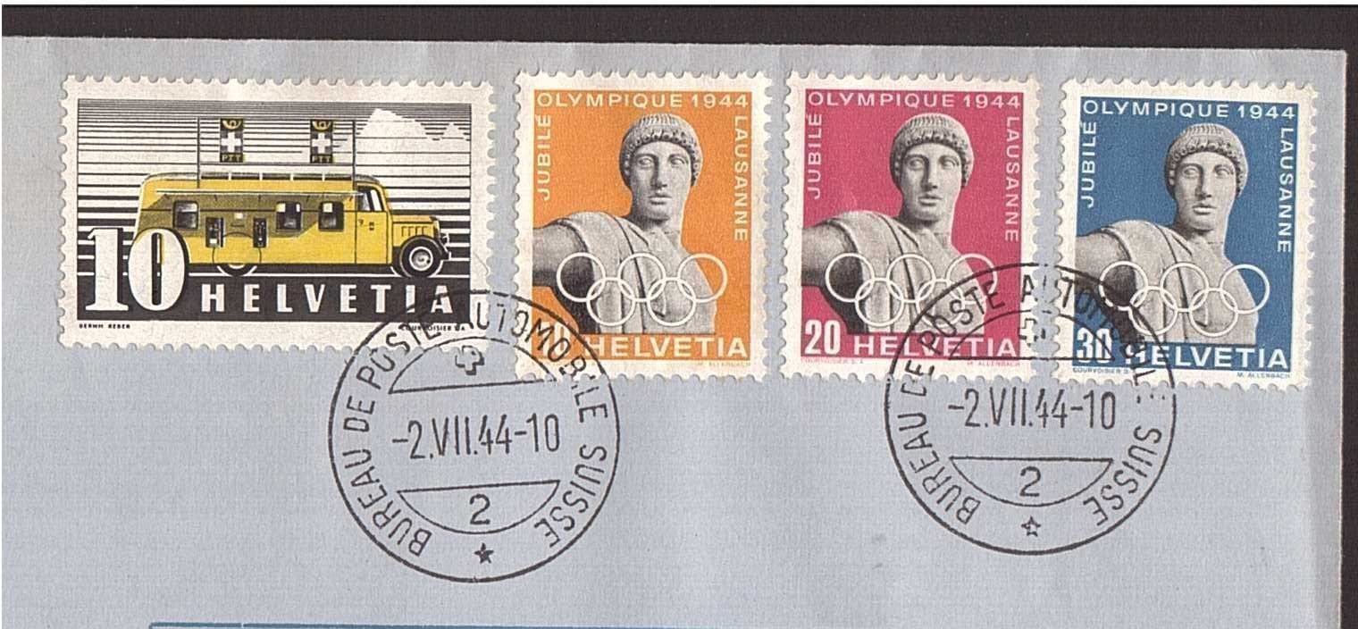 Buste & buste per spedizione: Jubi Olymp Komitee 259-261 + 210x 1.09 B – Usato da Steffisburg venduto da malurada 1