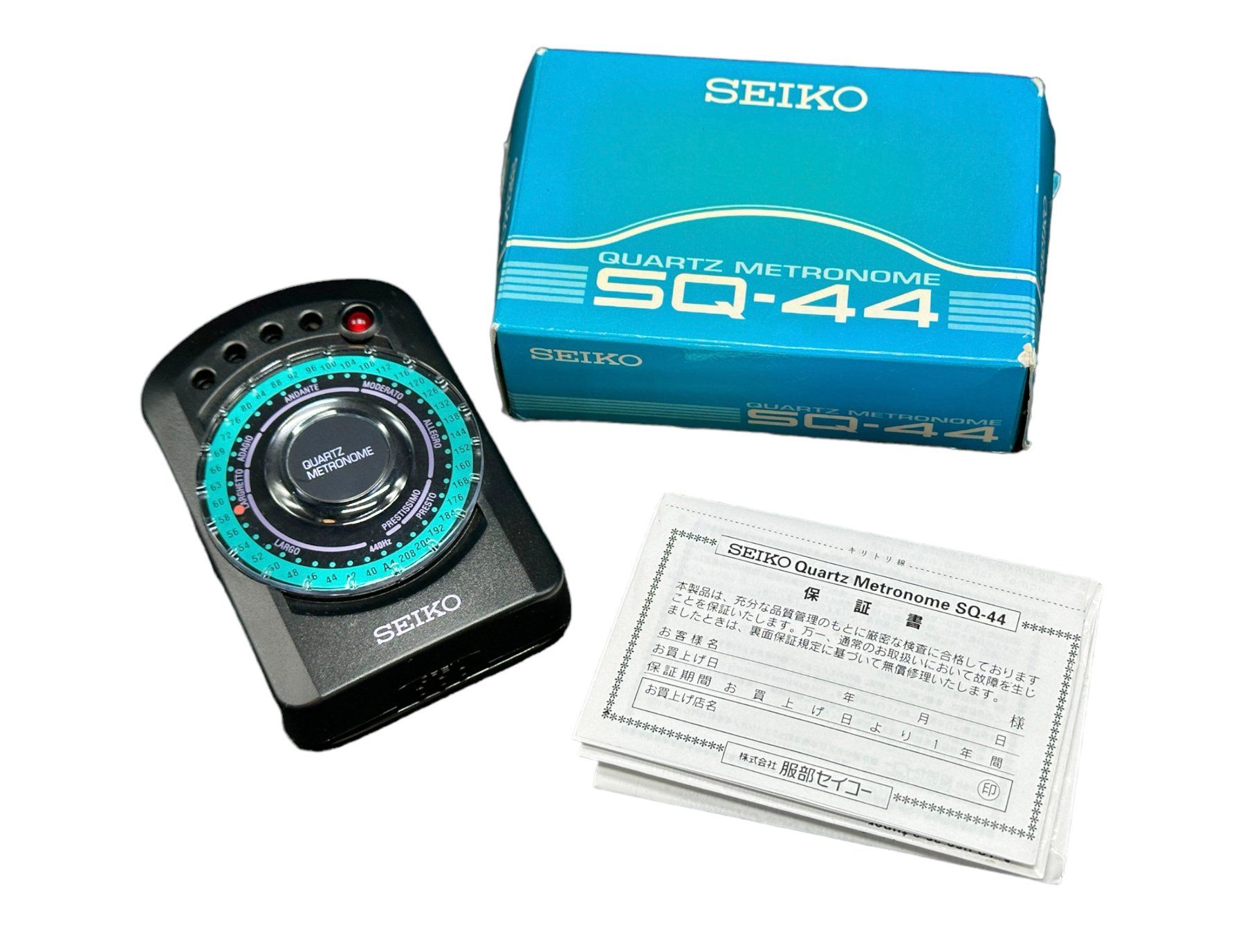 Seiko Strumenti musicali: Seiko SQ-44 Métronome à Quartz comme neuf – Usato da Morges venduto da objetsdepoque 1