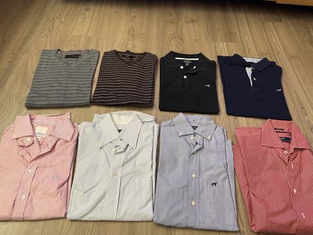 Lot Sacoor: chemises, polos et pulls - tailles S/M