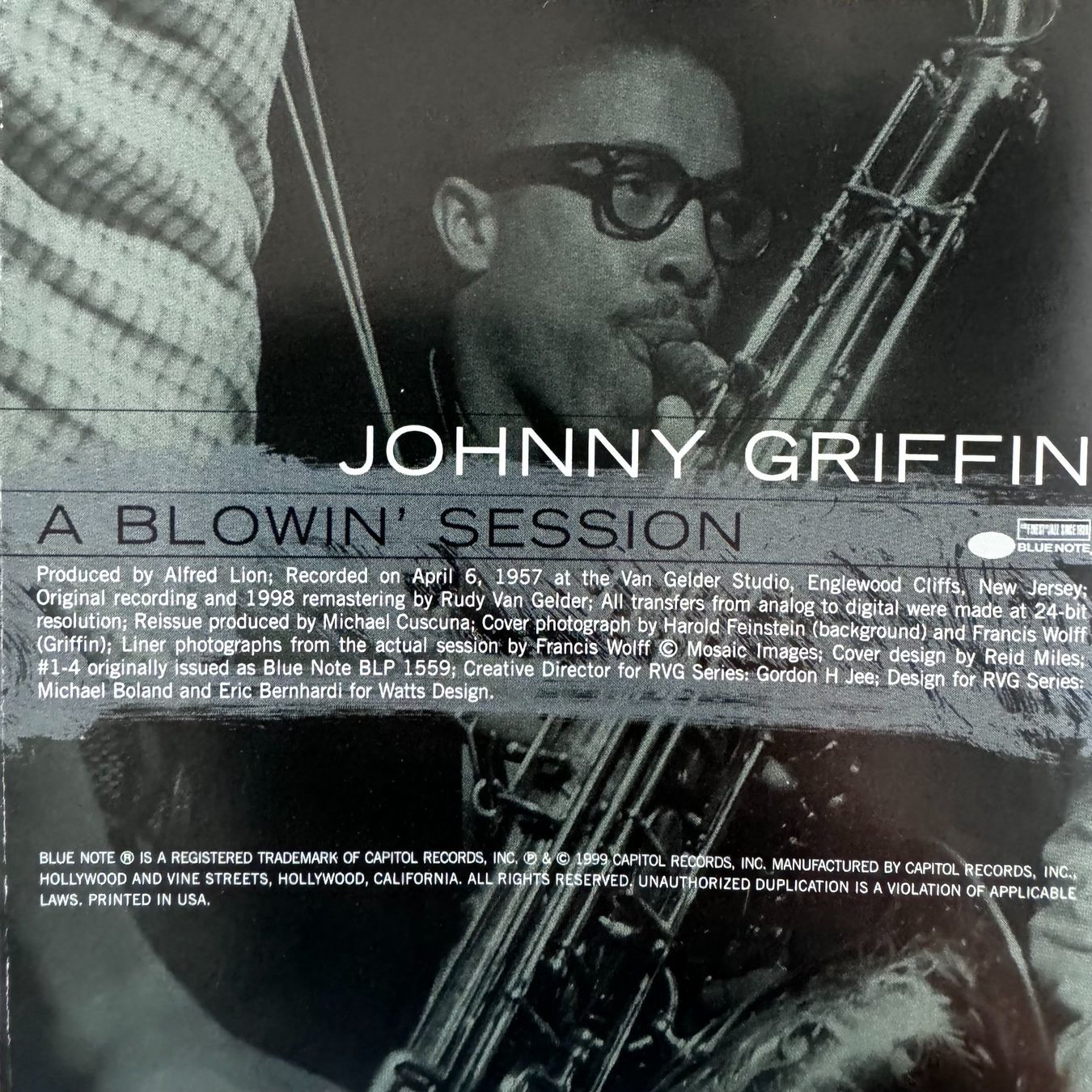 CD: Johnny Griffin: A Blowin' Session (CD Blue Note) 1957 – Usato da Zug venduto da Mirare9 1