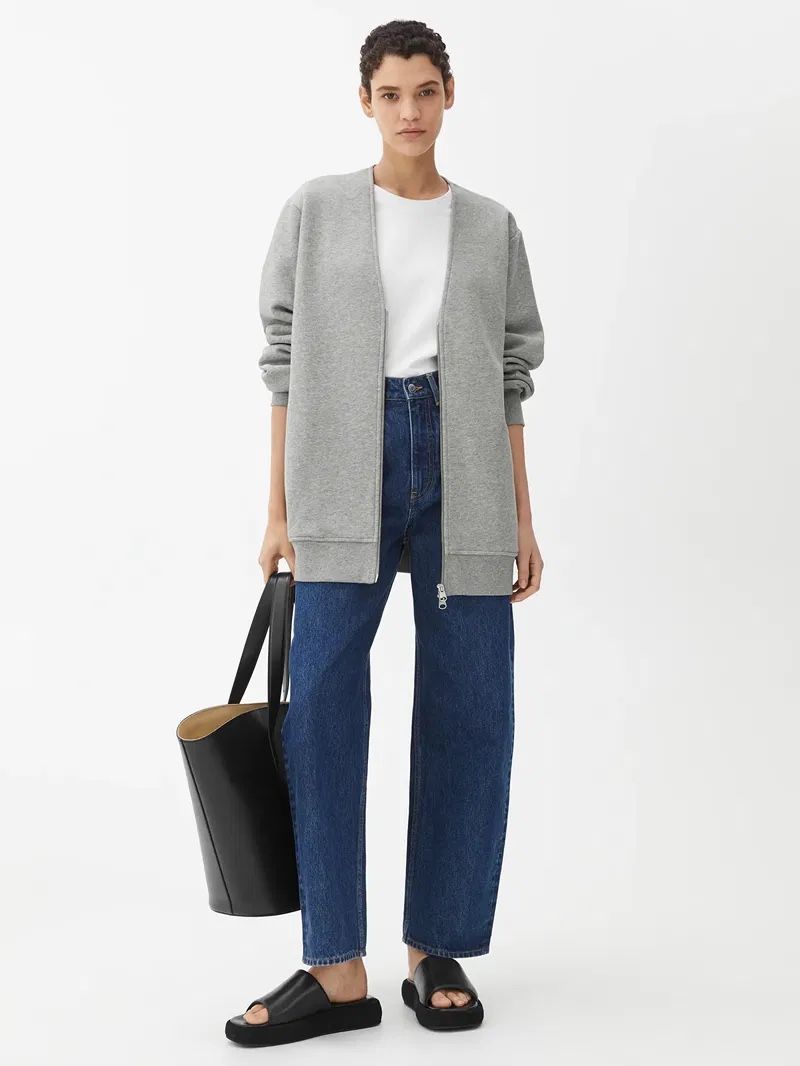 Arket Giacche: ARKET Sweatshirt Jacke Grau S – Usato da Lugnorre venduto da jettsett