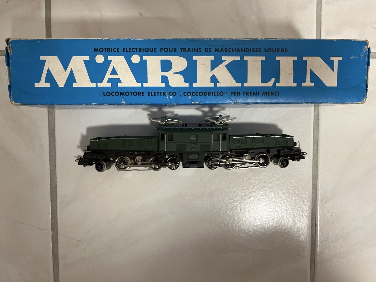 Märklin Modellini di ferrovie: Märklin 3015  “DE KROKODIL” / “COCCODRILLO” – Usato da Osogna venduto da goodthingme 3