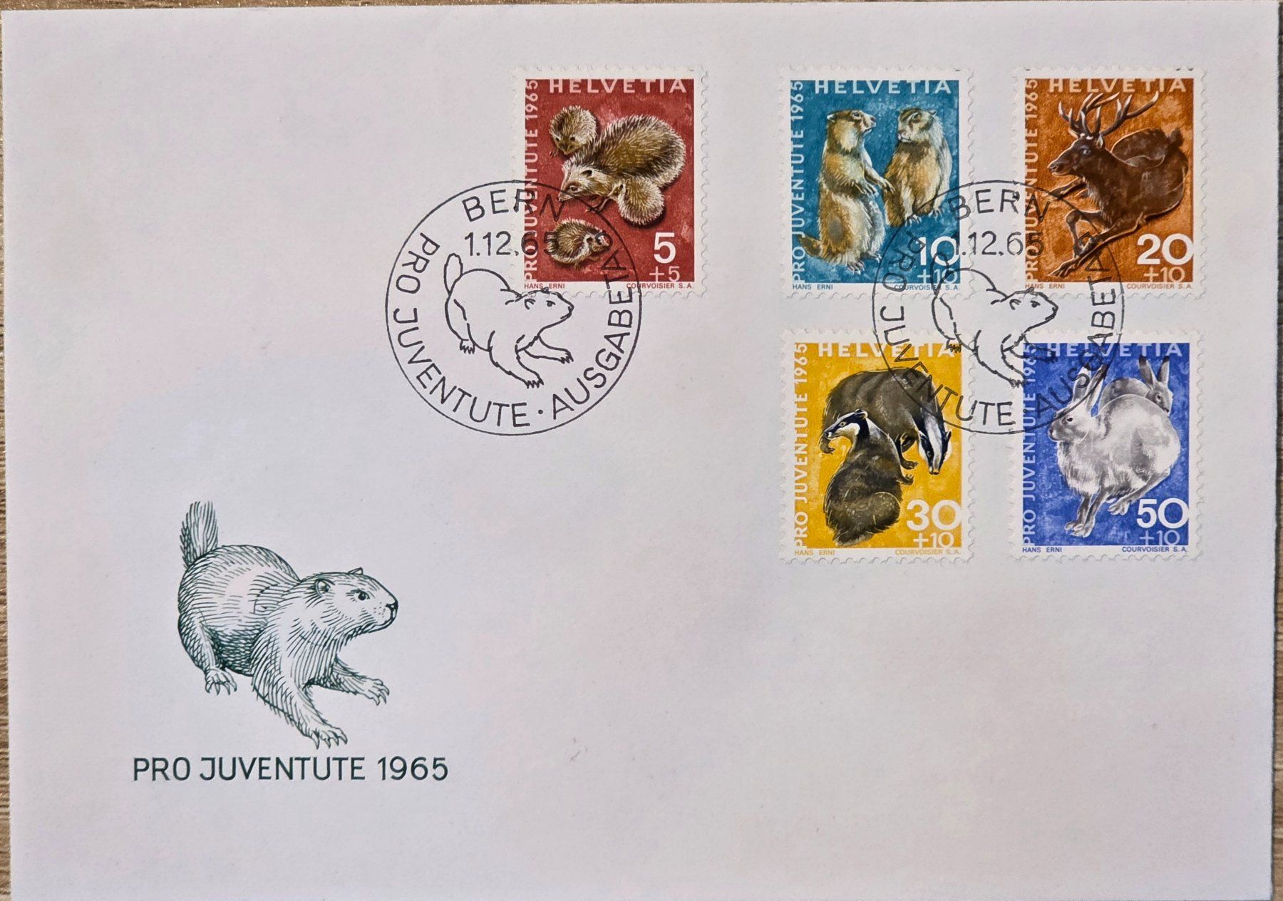 Tutti i francobolli: Suisse Pro Juventute First Day 1965 – Usato da Rohrbach venduto da lod_m58r