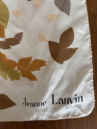 Jeanne Lanvin Paris Halstuch Vintage