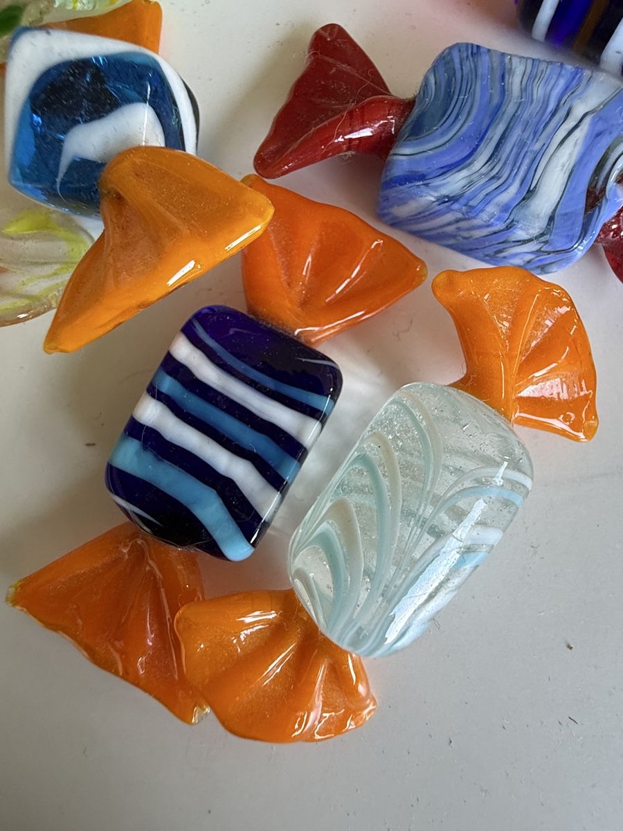 Murano Bicchieri: Bunte Glasbonbons, 15 Stk – Usato da Zürich venduto da Geniuss 4