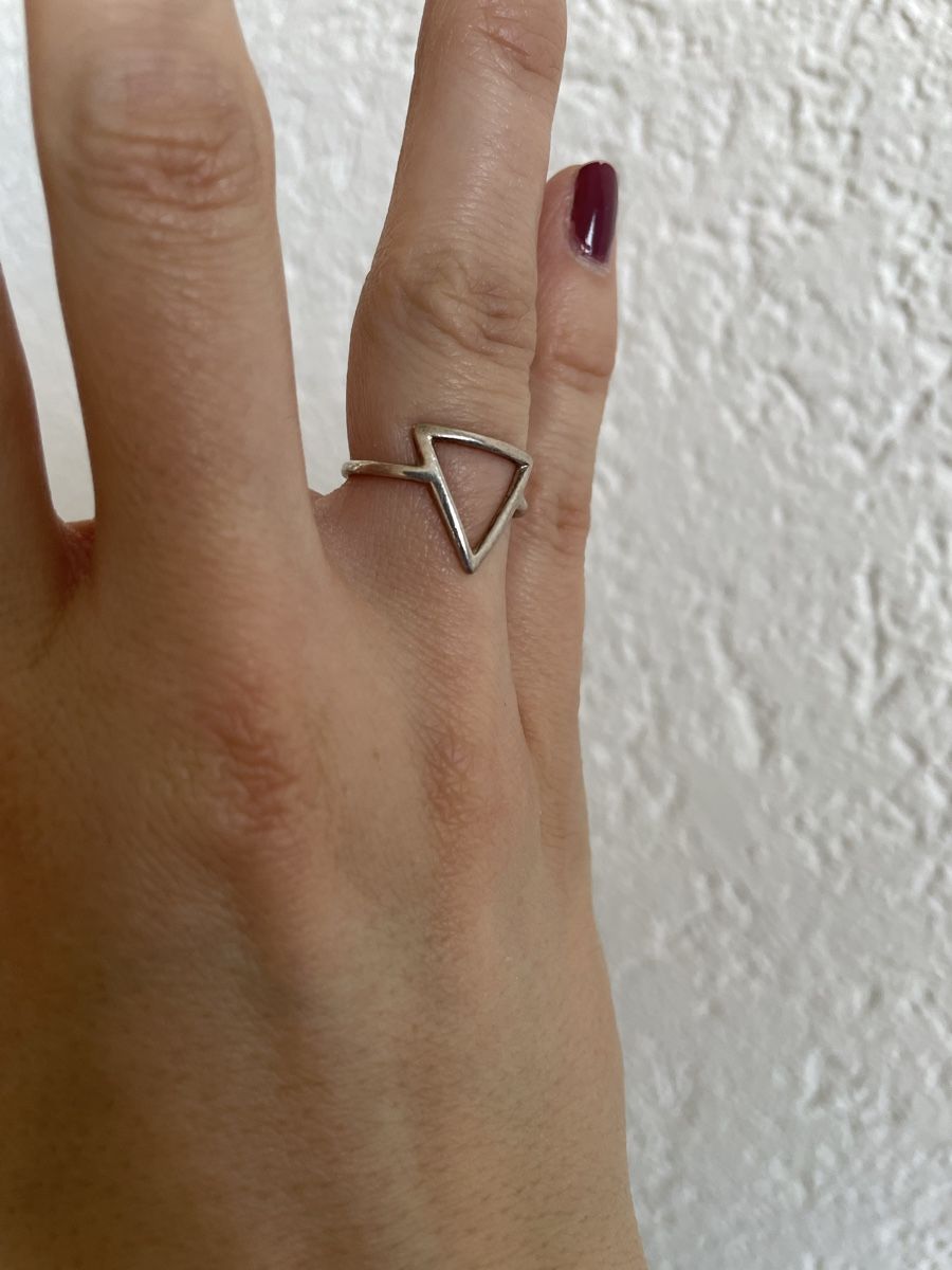 Anelli: Silberring 925 mit Dreieck – Usato da Murten venduto da Somasi2 2