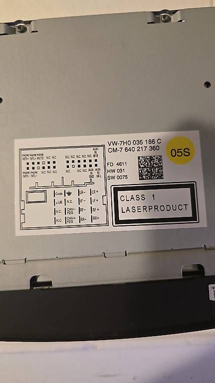 Radio: Original VW T5 Radio – Usato da Oberriet SG venduto da pat_79p6 1