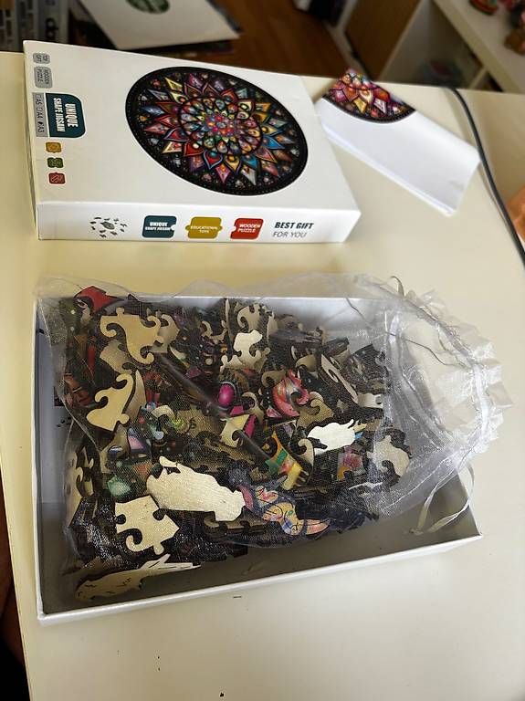 Puzzles: Mandala Holz Puzzle Unique Shape Jigsaw – Gebraucht aus Wabern von JoshRico 1