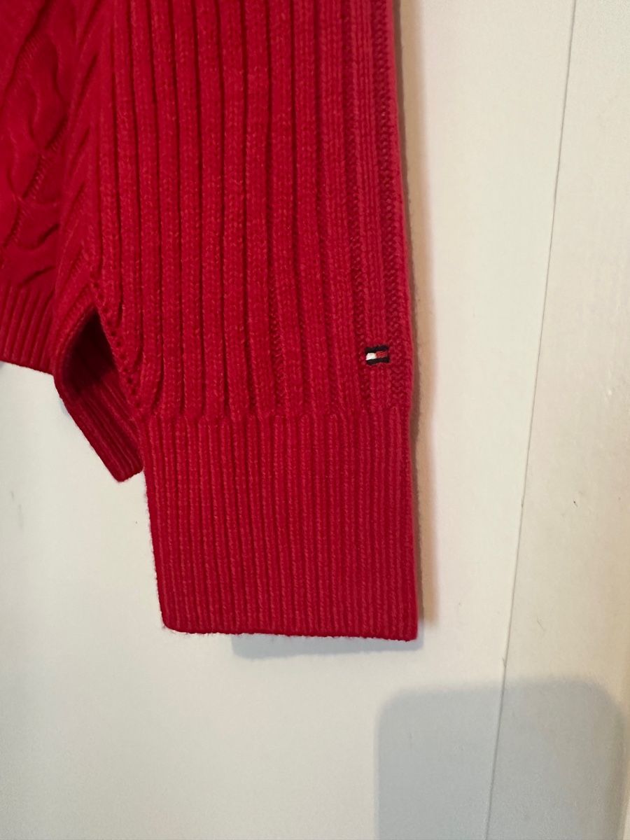 Tommy Hilfiger Maglioni & Felpe: Pull Tommy Hilfiger rouge torsadé XL – Nuovo e nell'imballaggio originale da Lausanne venduto da Magic1900 5