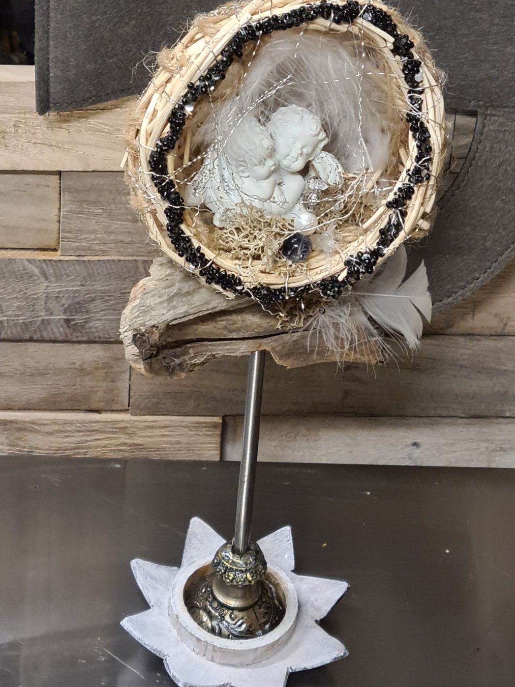 Tutte le decorazioni: Weihnachtsdeko mit Engel, Handarbeit – Nuovo (secondo la descrizione) da Amriswil venduto da kleindeko 4