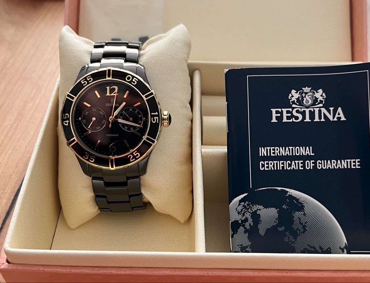 Festina Orologi: Festina Ceramic Lady Day-Date – Usato da Rebstein venduto da gimmma 4