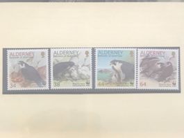 Alderney 2000 Satz WWF Wanderfalke postfrisch