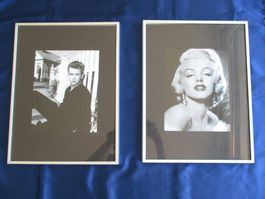 Fotos von James Dean / Marilyn Monroe auf Fotopapier Fujicol