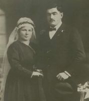 Foto: Hochzeitspaar, um ca. 1900-1920