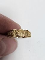 Gold Ring, 925er Silber