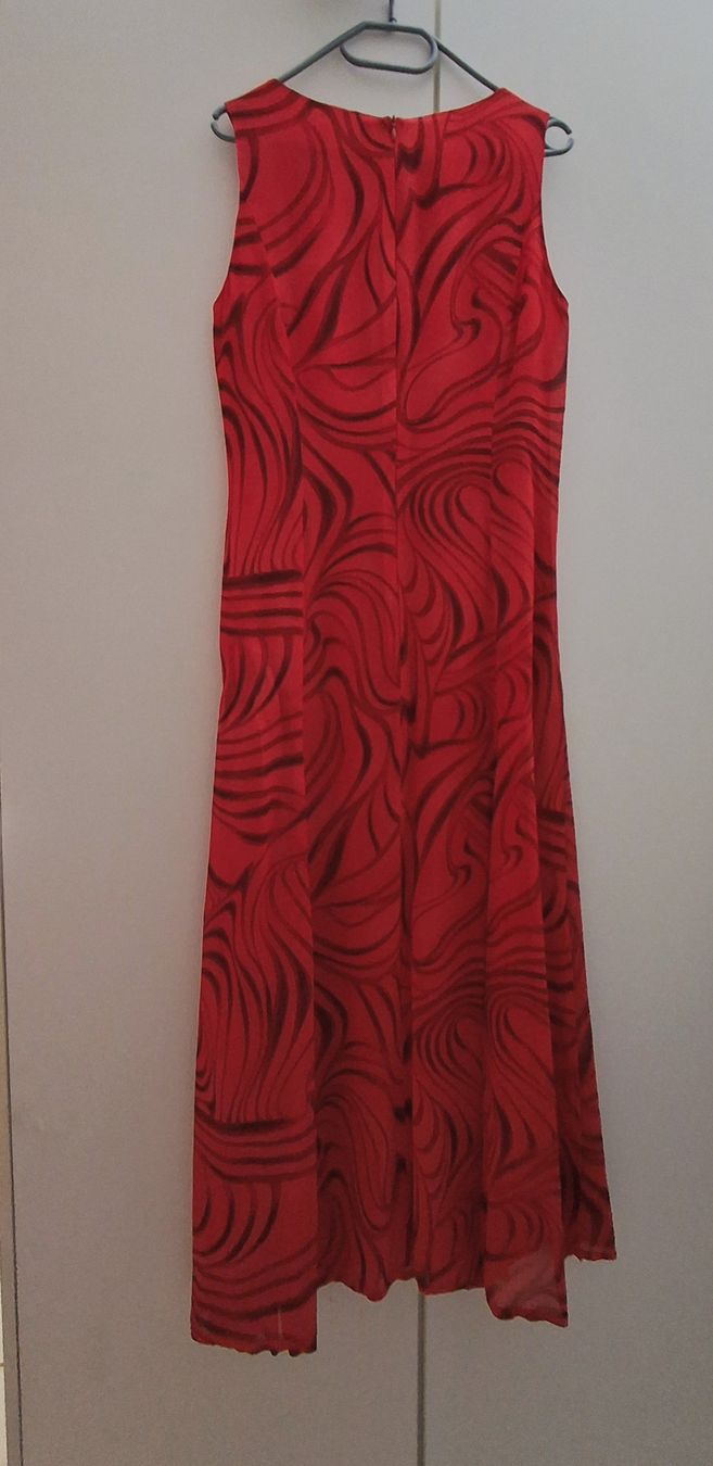 Robes: Kleid elegant rot mit muster – Neuf (Voir description) à Rotkreuz par schweizerin72 2