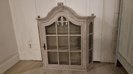 Schöner Vitrinenschrank Shabby Chic Vintage Landhaus Stil
