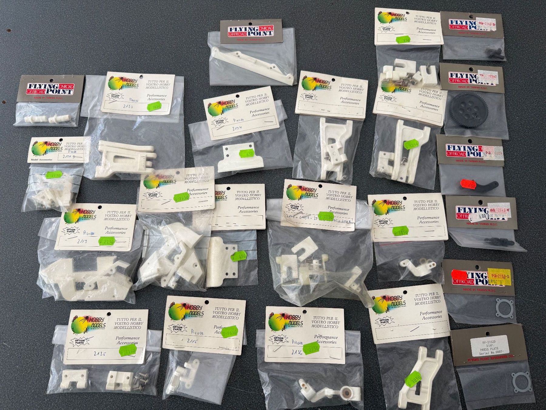 VERY RARE Pizazz Turbo RC Vintage SPARE PARTS LOT (Neu (gem??ss ...