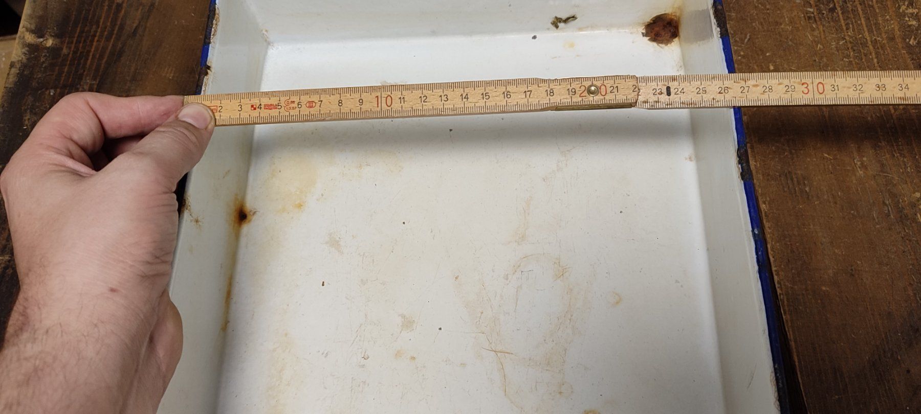 Teglie da forno: Wunderschöne 45cm grosse emaillierte Auflaufform – Usato da Gelterkinden venduto da MYSTOREFORYOU4460 7