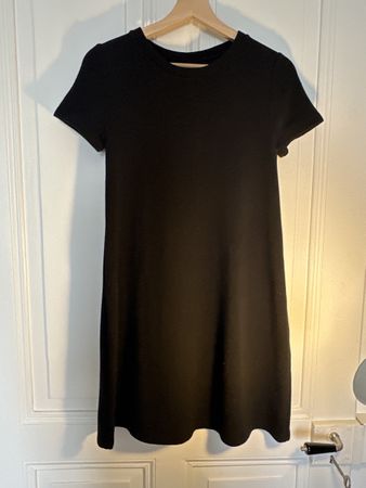 Schwarzes Jersey Kleid, S