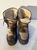 Vintage Kandahar Winterstiefel Echtfell – Gr. 39 – Après-Ski
