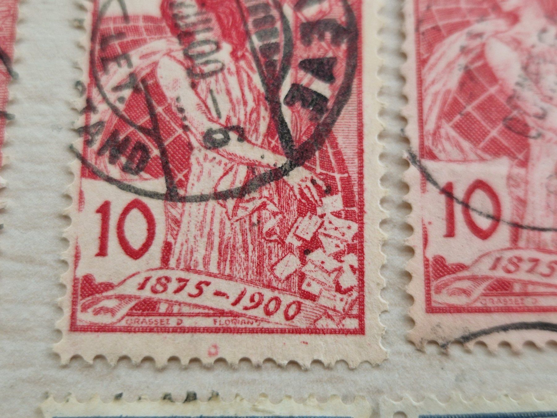 Alle Briefmarken: Ansammlung UPU, ab 1.- – Gebraucht aus Burgdorf von Glossy01 5