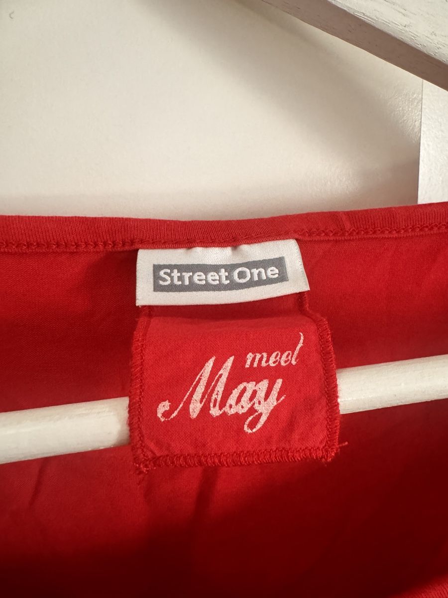 T-shirt: Rotes 3/4 Langarm 38 Street One – Nuovo (secondo la descrizione) da Richterswil venduto da Manu55555 2