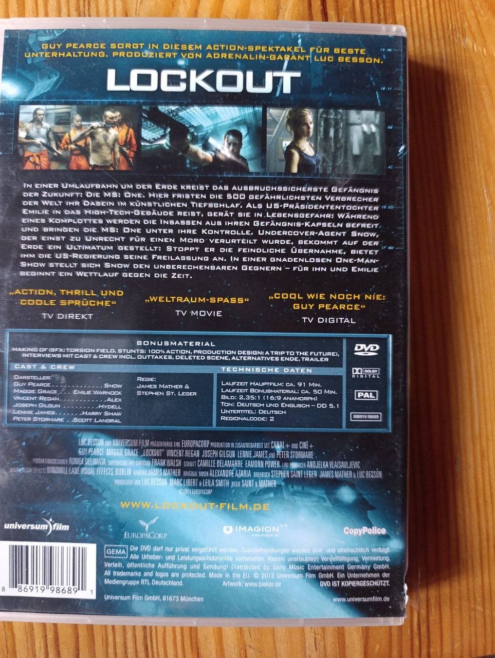 Alle DVDs: Lockout  – Gebraucht aus Fischenthal von anj_gp6g 1