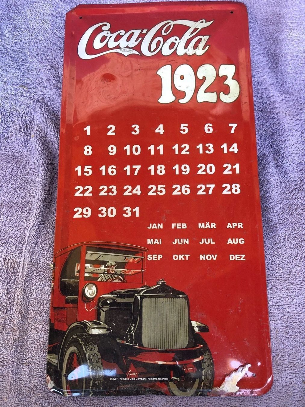 Insegne: Coca cola 1923 lkw Oldtimer Werbung – Usato da Reinach AG venduto da rares75