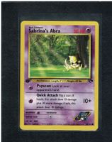 Sabrina's Abra - 1st edition Gym Challenge